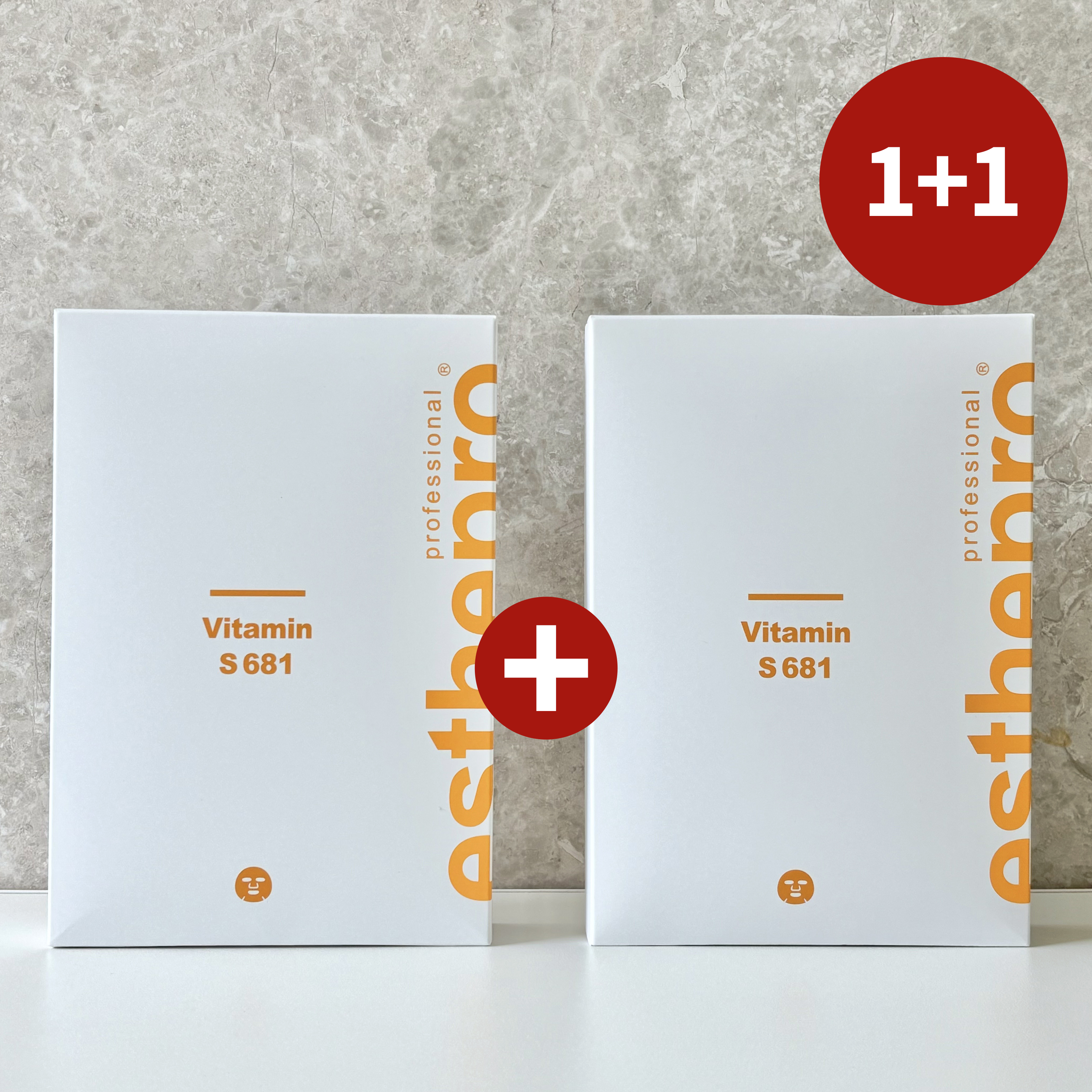 에스테프로 비타민 마스크팩 1+1 총 20매 - 메인 이미지