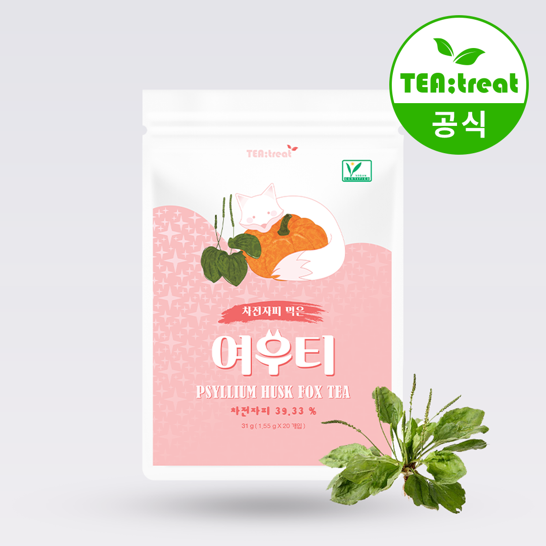 티트리트 여우티 차전자피차 티백 20개입 - 상품 이미지