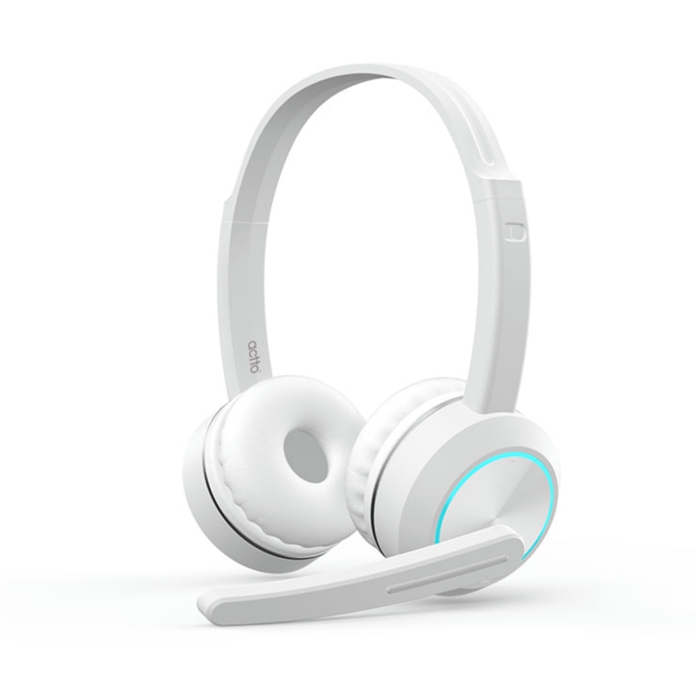 LED링라이트 게임보이스헤드폰 블루투스무선마이크헤드셋 화이트