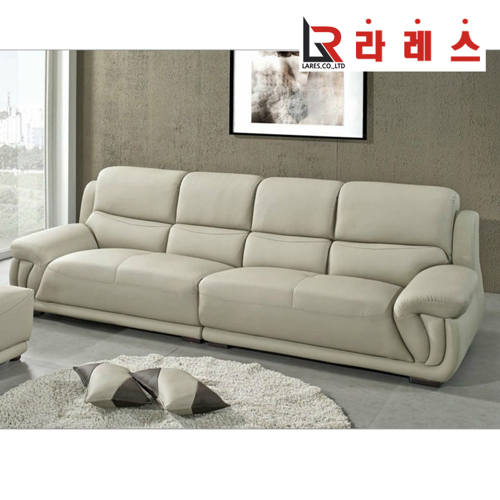 에이프 가죽 4인 소파 - 메인 이미지
