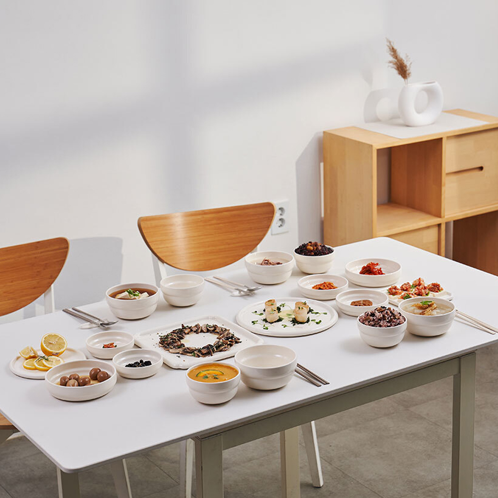 라씨에뜨 누베 신혼 식기 그릇세트 18종, 4인용(크림화이트), 1세트 - 상세 이미지 2