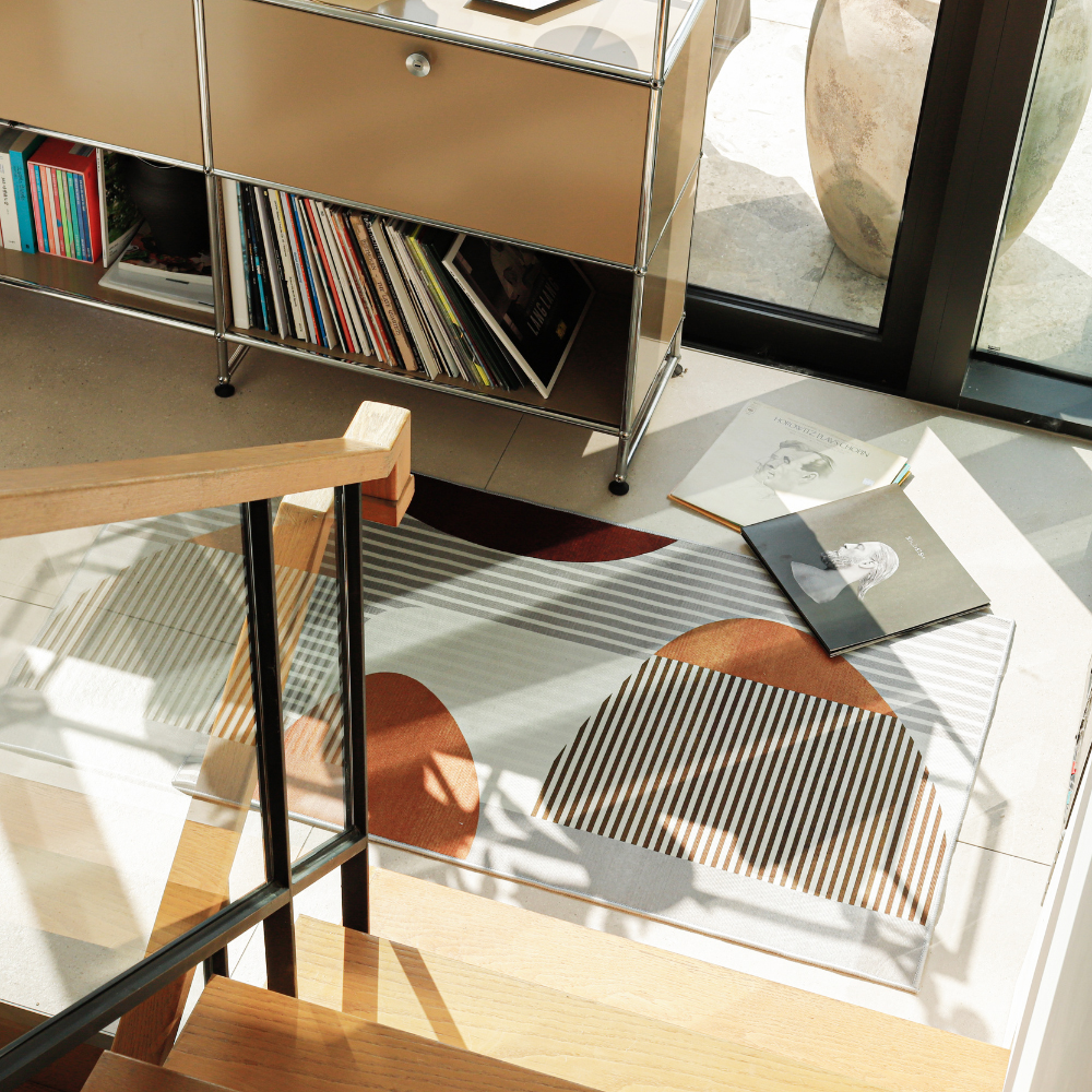 [에모프] 모로칸 러그 워셔블 포인트 러그 방바닥매트 140x200