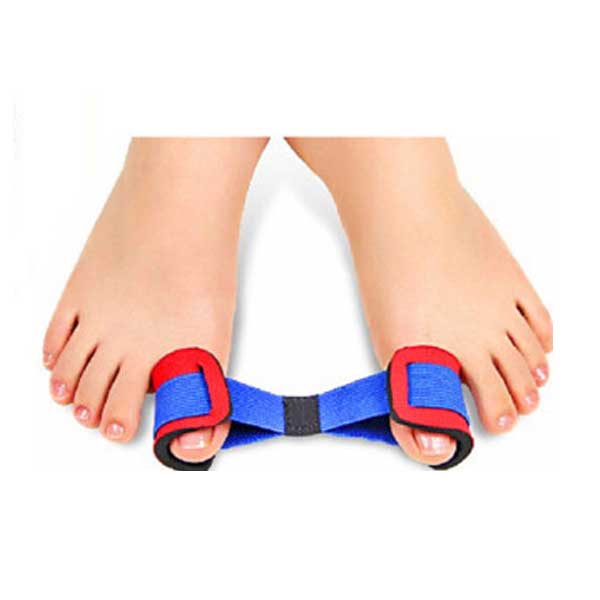 엄지 발가락 운동 밴드형 블루 실리콘 기구 분리 벌리개 스트레칭 탄력 옆등 밴드 보호대 관리 발용품