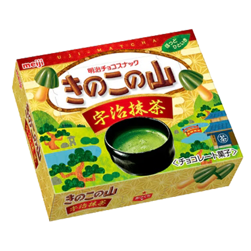 메이지 초코송이 키노코노야마 우지 말차 64g 일본과자 - 메인 이미지