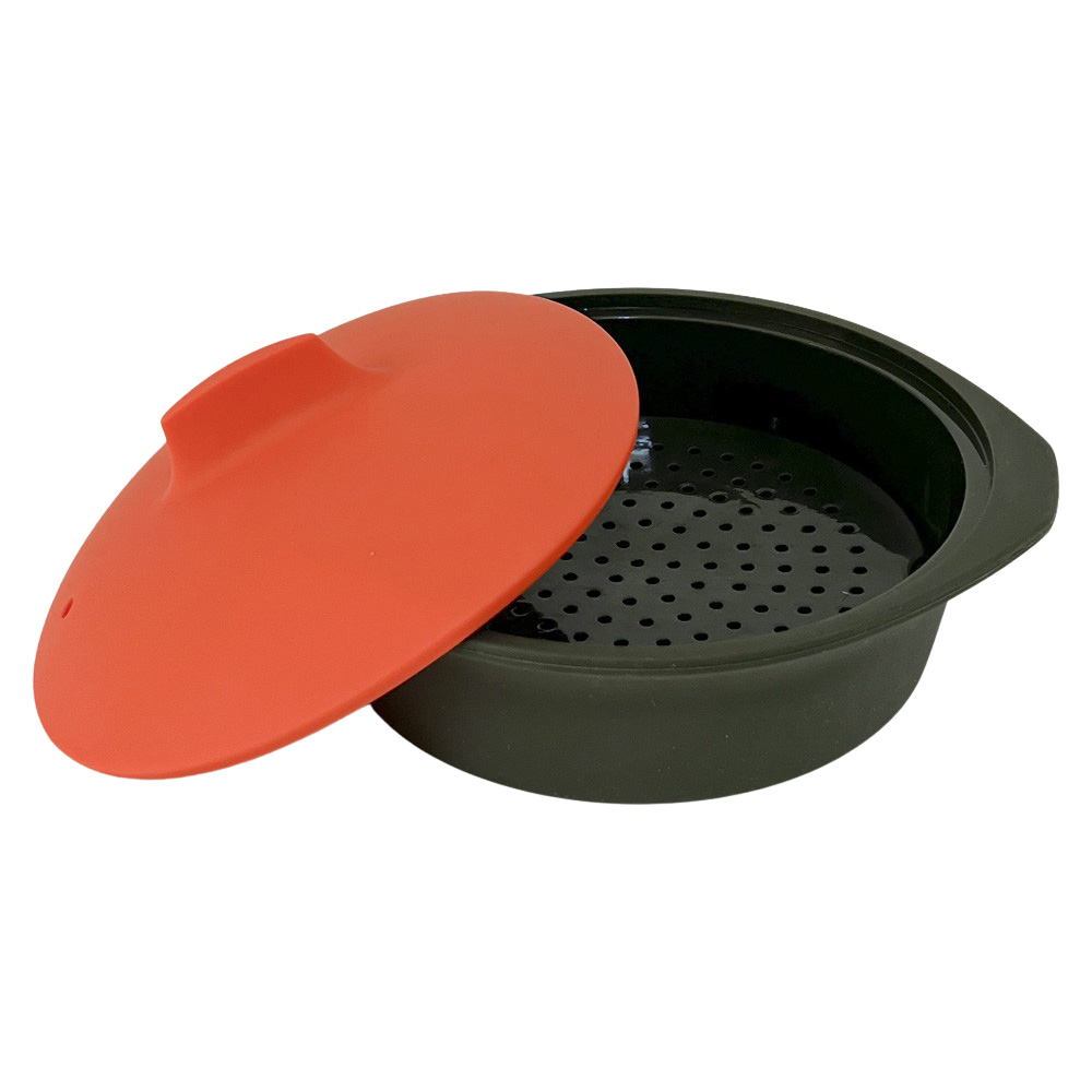 UH 실리콘 냄비 전자레인지 찜기 계란찜 라면 조리용기 950ml