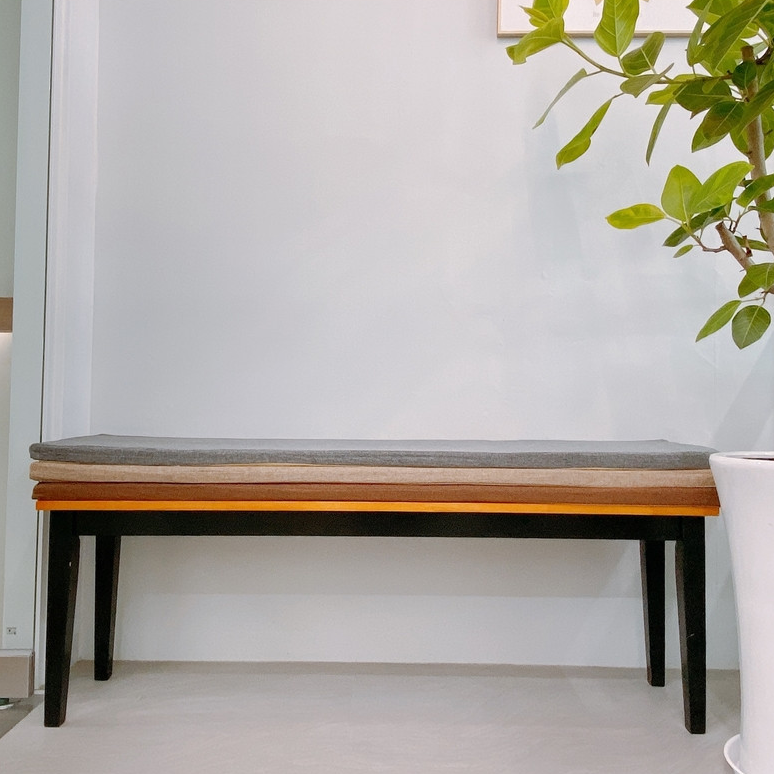 노리스 방석 벤치 의자 쿠션 150X35 긴방석 식탁 패드