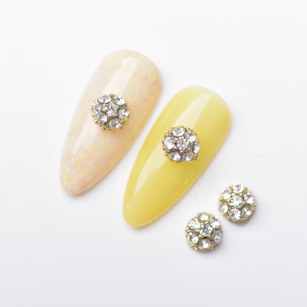 큐빅 골드볼 파츠 5mm - 상품 이미지