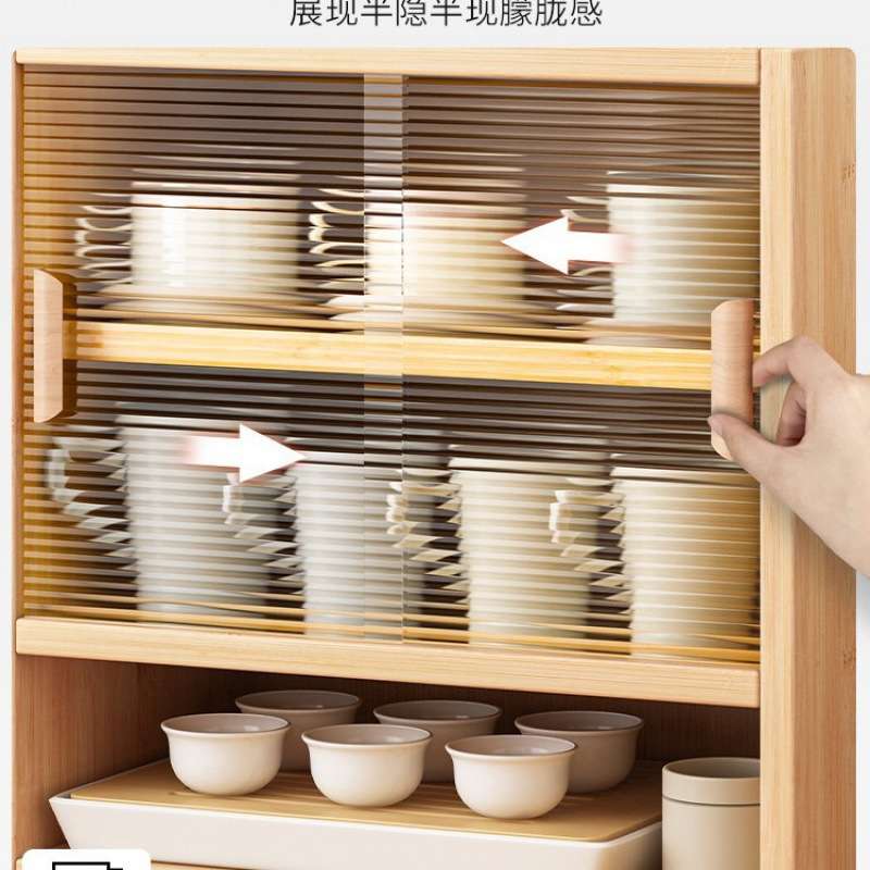 엔틱 그릇 장식장 원목 수납장 컵진열장 주방 미니장 - 상세 이미지 2