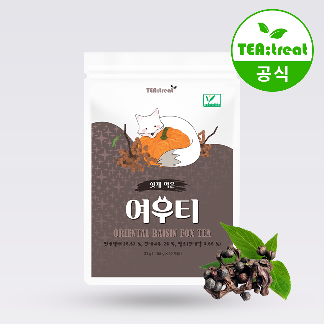 티트리트 여우티 헛개차 티백 20개입 - 상품 이미지