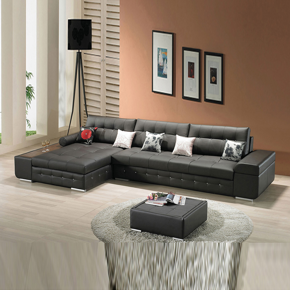 H7K 가죽콤비 카우치소파