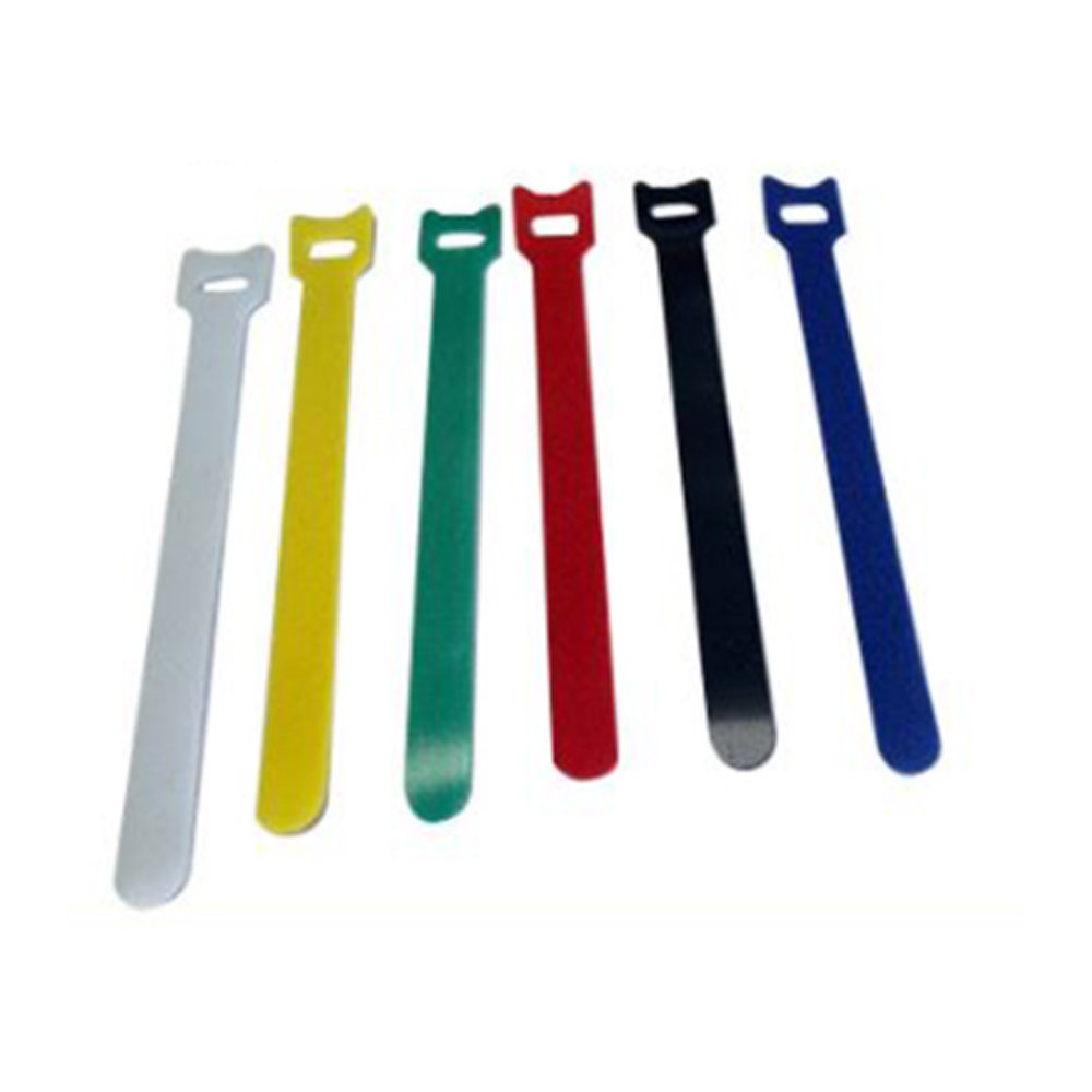 벨크로 타이 낱개 색상랜덤 양면 찍찍이 케이블 선정리 컴퓨터 콘센트 선 배선 전선 정리 테이프 밴드