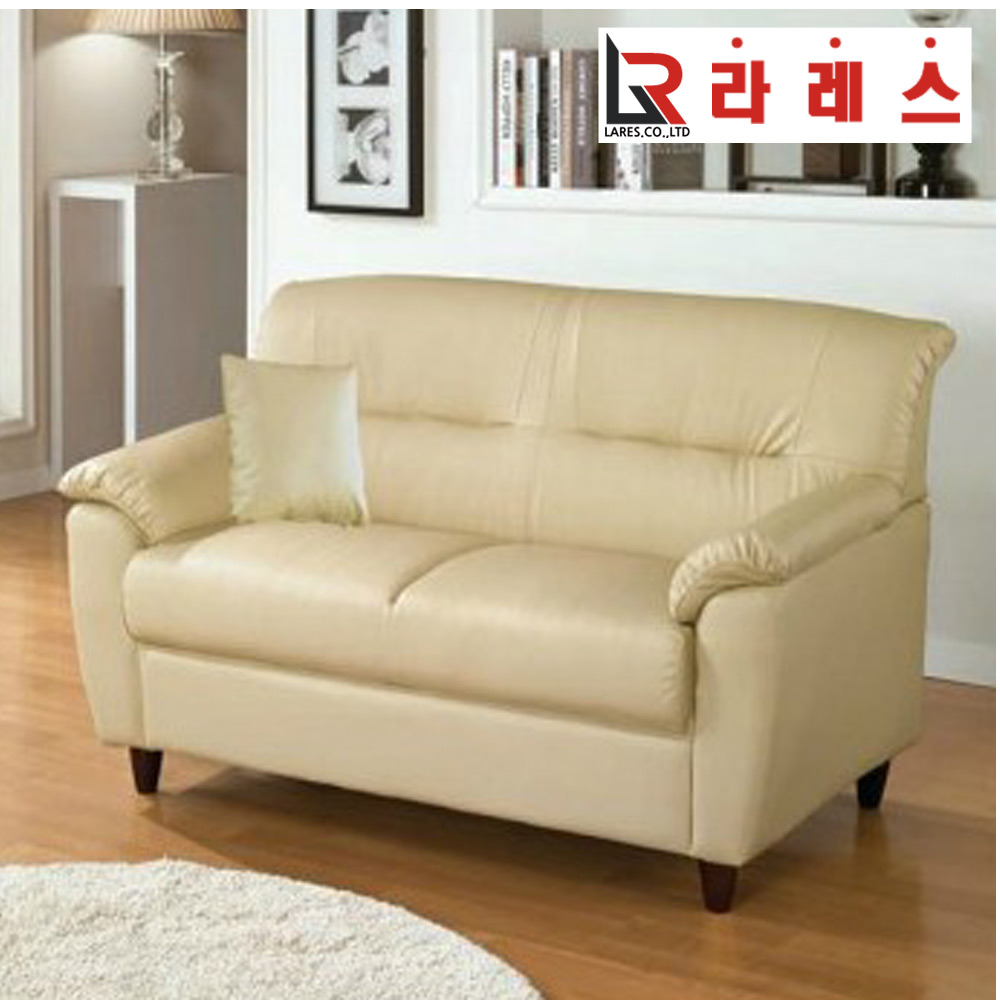 테스 가죽 2인 소파 - 메인 이미지