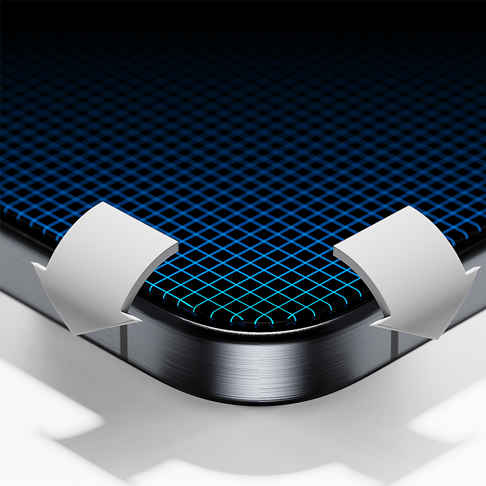 빅쏘 4D 풀커버 강화유리 필름 아이폰16 프로, 1매입