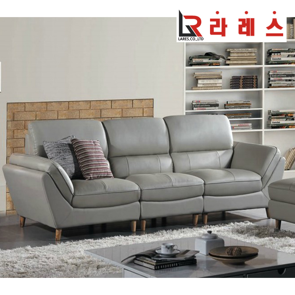 엘리나3 가죽 4인 소파