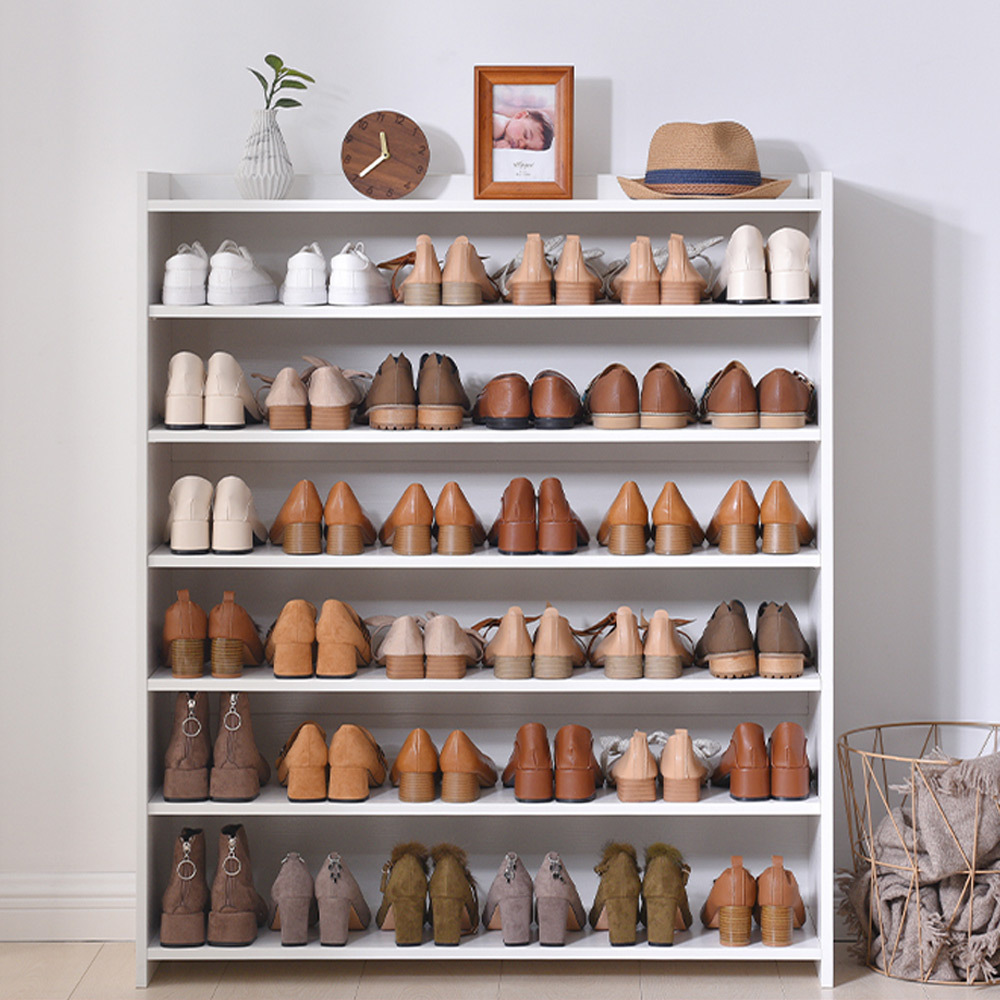 T386 화이트 대형 1000 신발장 5단