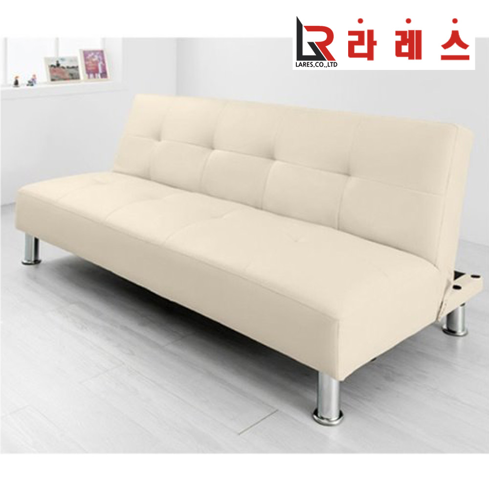 칠드 가죽 3인 소파베드