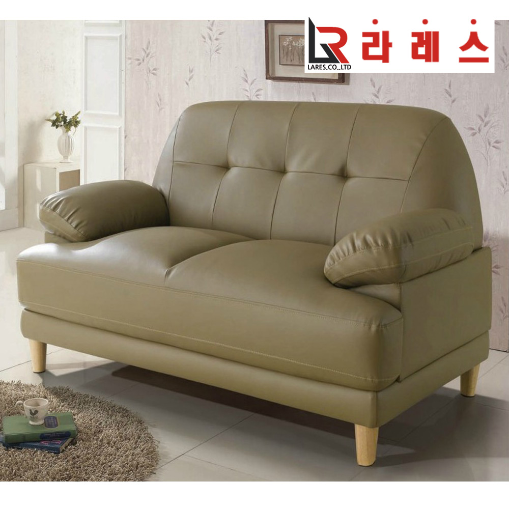 로리 가죽 2인 소파 - 메인 이미지