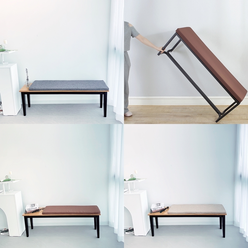 노리스 방석 벤치 의자 쿠션 100X35 긴방석 식탁 패드