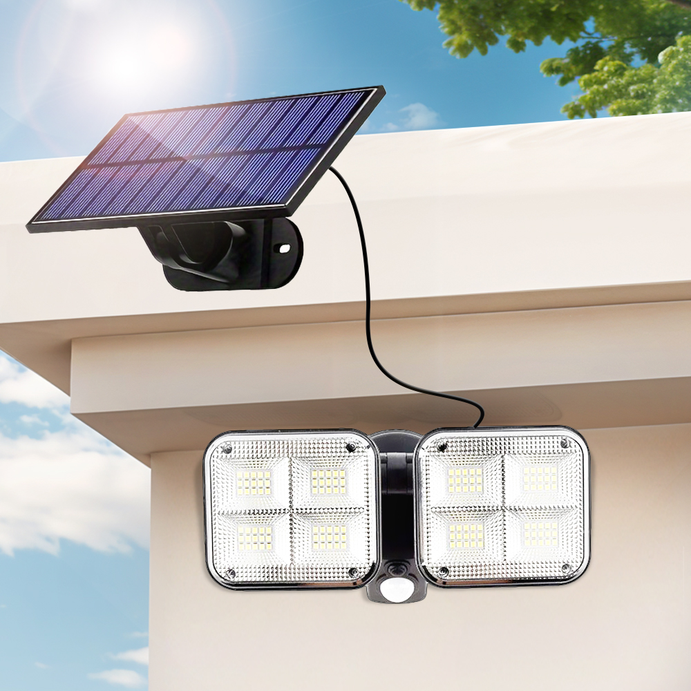 태양광 센서등 태양열 정원등 조명 LED 벽등 가로등 계단 전등 전구 120구 분리형