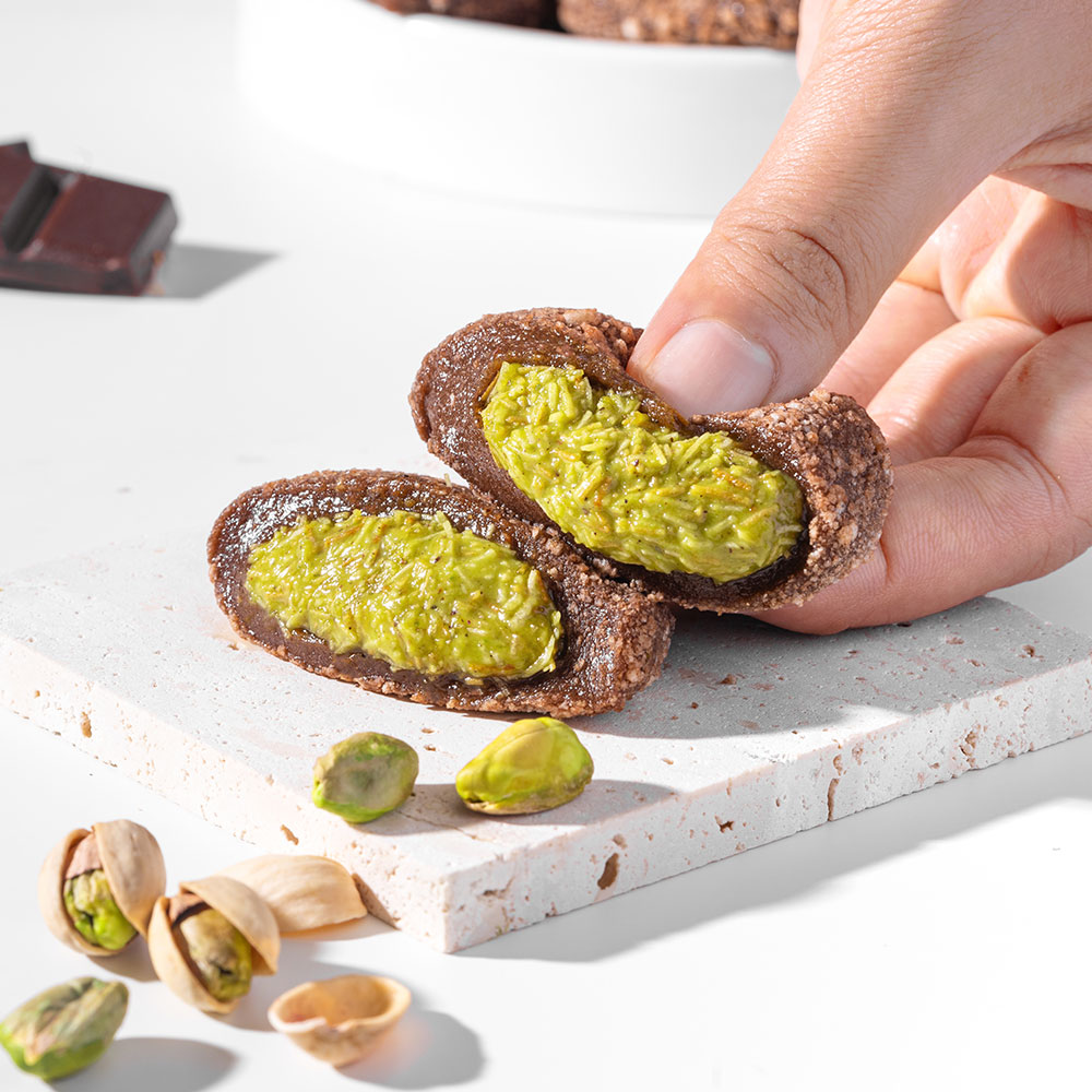 메고지고 두바이 쫀득 초콜릿 찹쌀떡 40g 8봉 모찌 선물 피스타치오 카다이프 개별포장