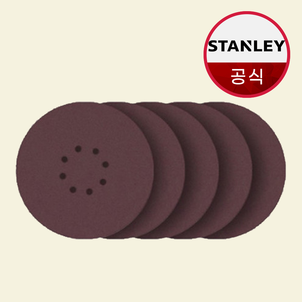 스탠리 225mm 180 드라이월 샌딩페이퍼 5장 STA0180WS - 상품 이미지