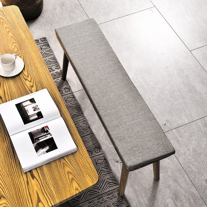 노리스 방석 벤치 의자 쿠션 160X35 긴방석 식탁 패드