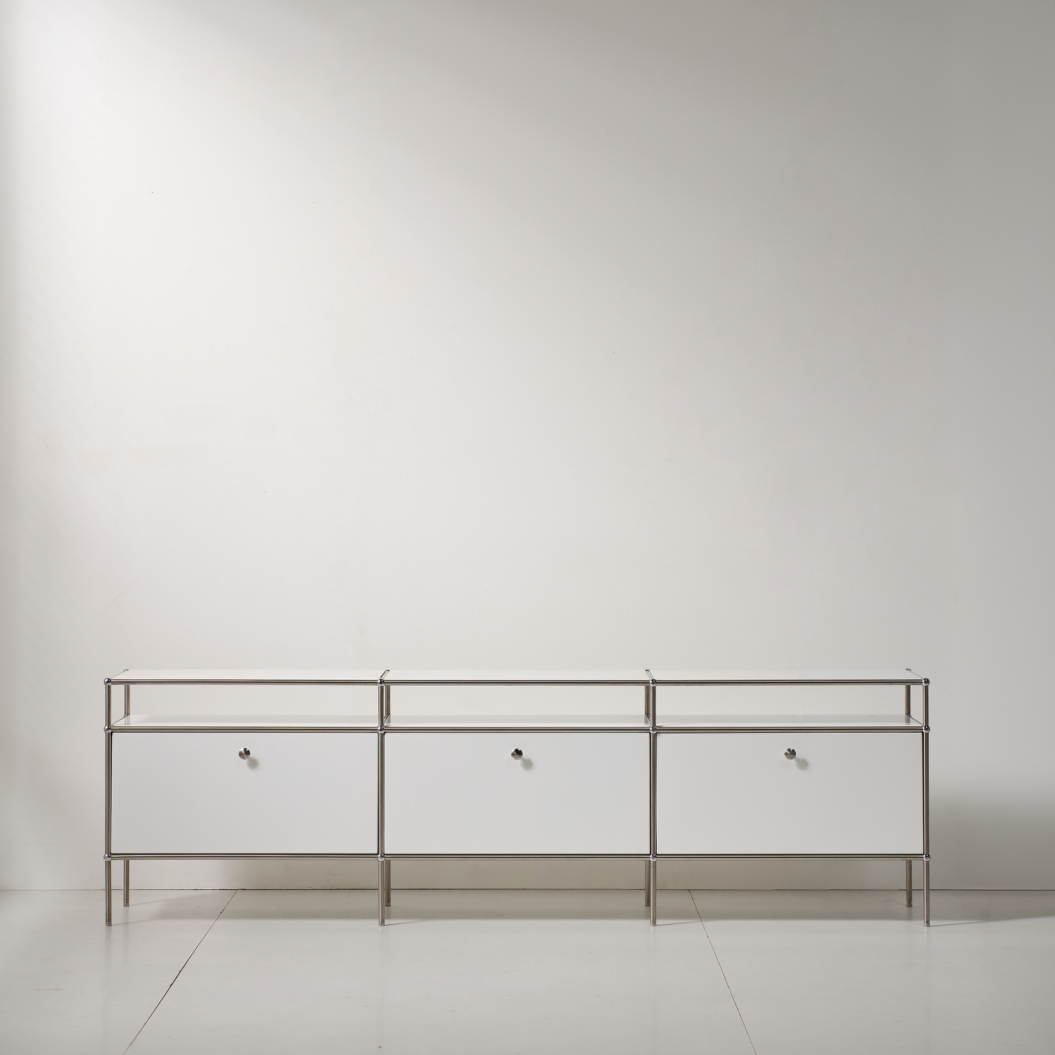 엘르노 미드센츄리거실장 높은 tv다이서랍장 모듈 철제 티비장