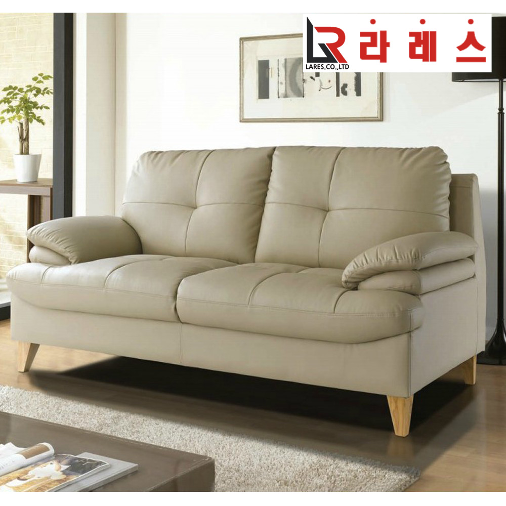 폴리 가죽 3인소파