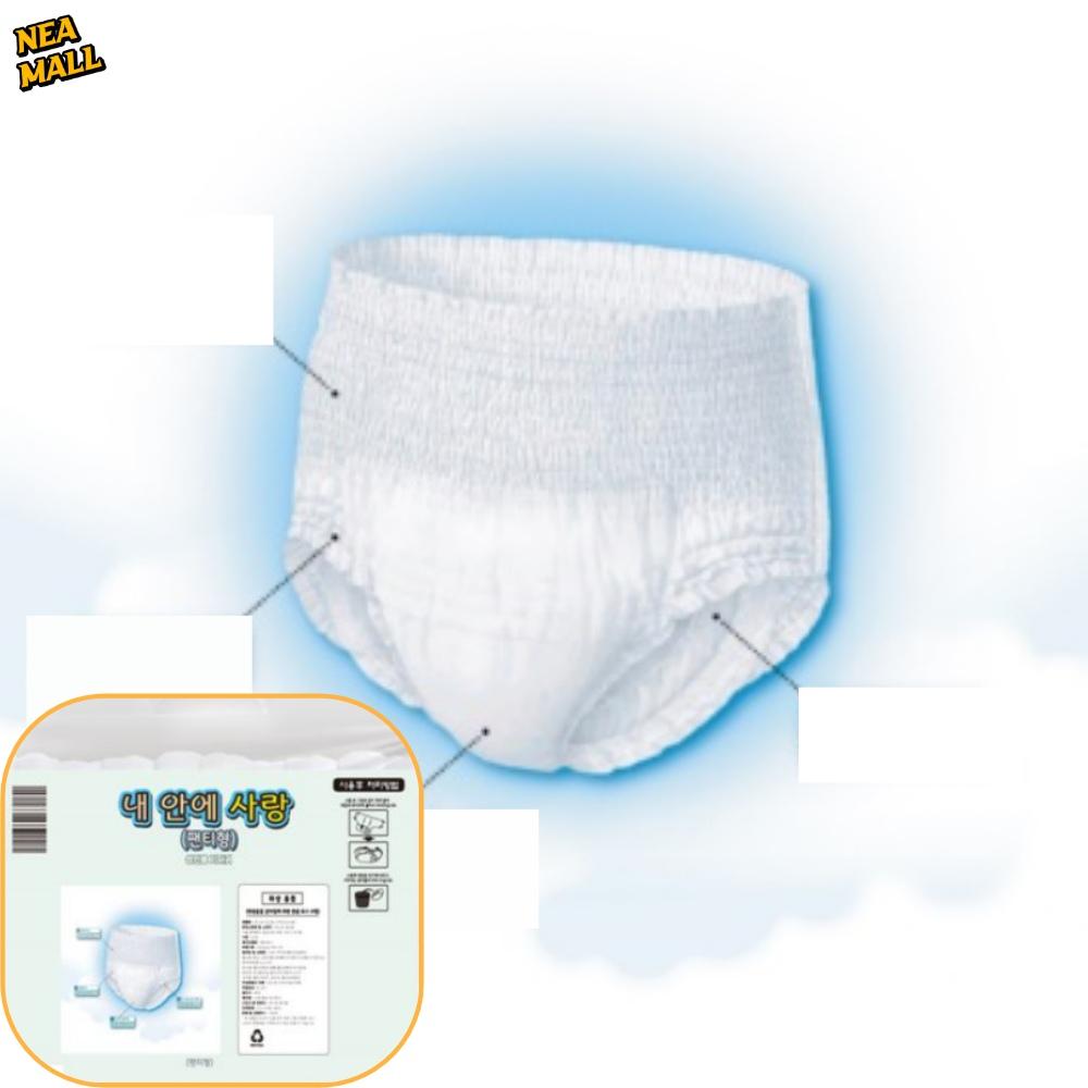 ML 중형 10개 요실금팬티기저귀 성인용팬티기저귀 노인