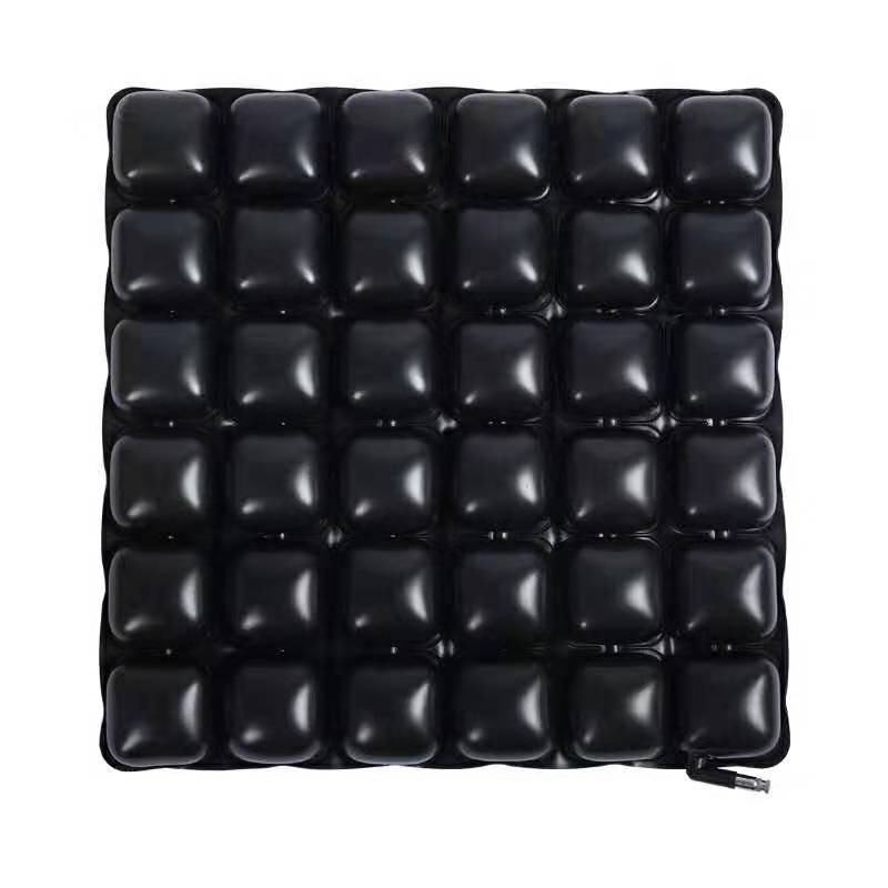 욕창방지 방석 공기 주입식 좌석 쿠션 휠체어 매트 노인  검정색 단면 친환경 TPU(42X42） - 상세 이미지 2