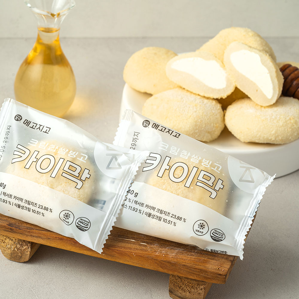 메고지고 카이막 찹쌀떡 1상자 35g x 8봉 - 상품 이미지