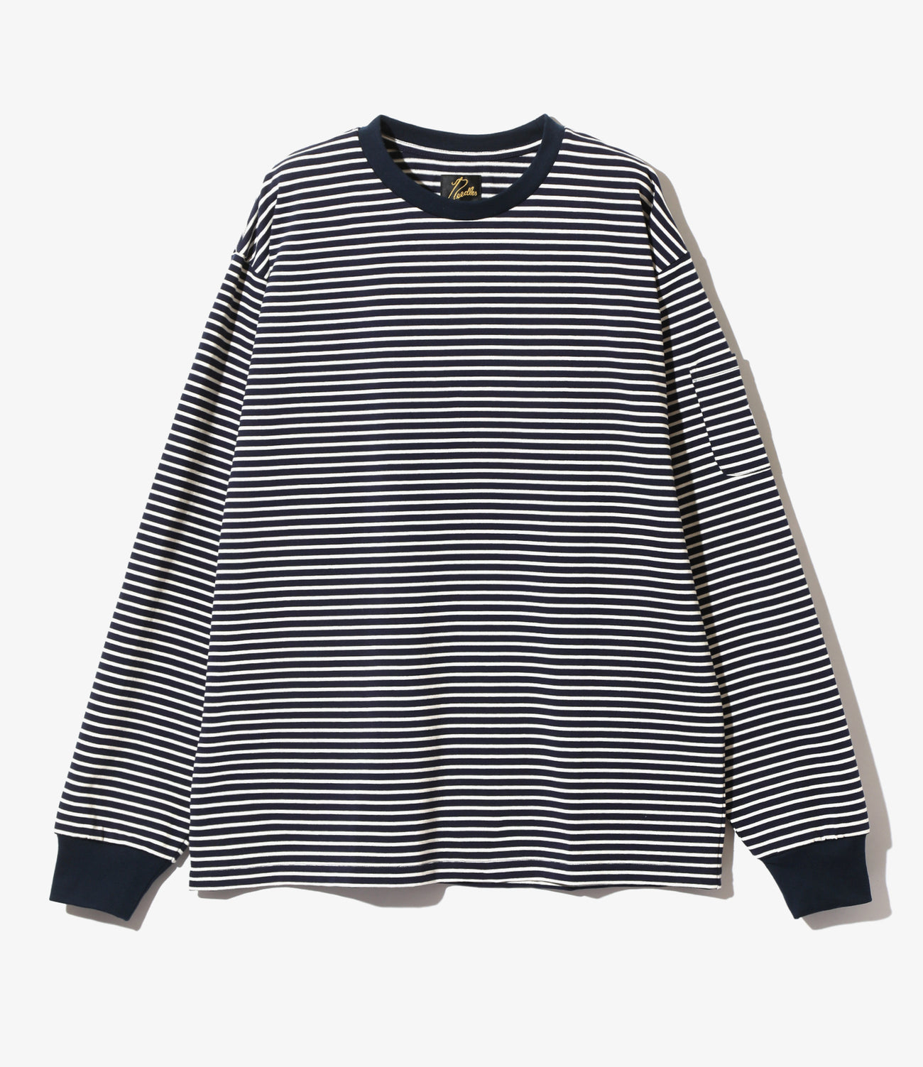 니들스 NEEDLES L/S 크루넥 코튼 ST.저지 긴팔 티셔츠 PU295 3컬러 - 상세 이미지 2