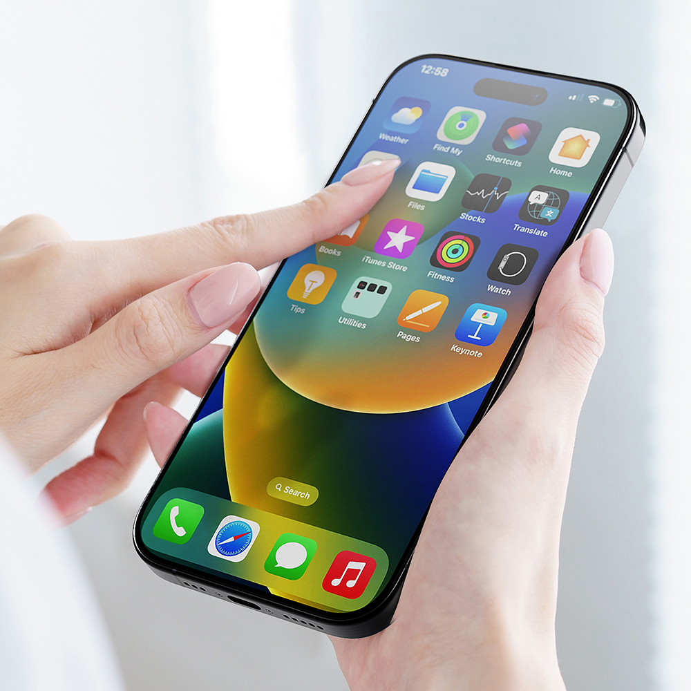 빅쏘 4D 풀커버 강화유리 필름 아이폰16 프로, 1매입