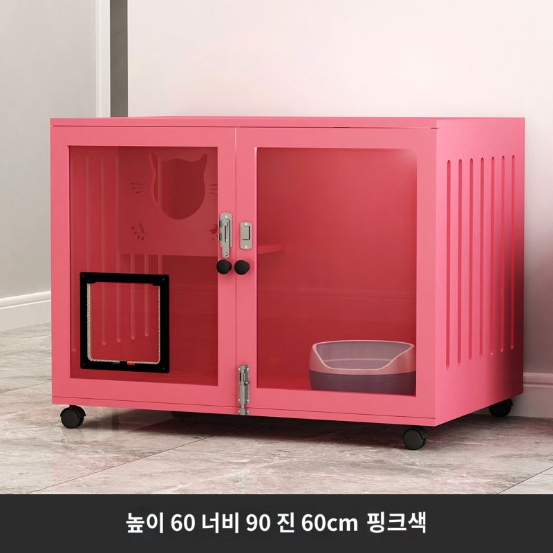 케이지 강아지방음부스 켄넬 애견 고양이 호텔 방음 - 상세 이미지 2