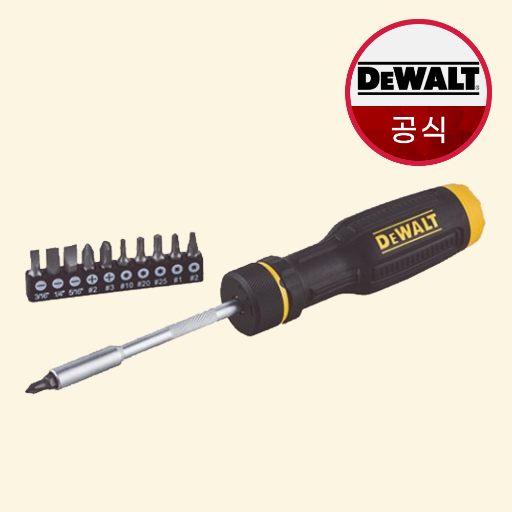 디월트 11in1 멀티비트 라쳇 드라이버 DWHT68002 - 상품 이미지