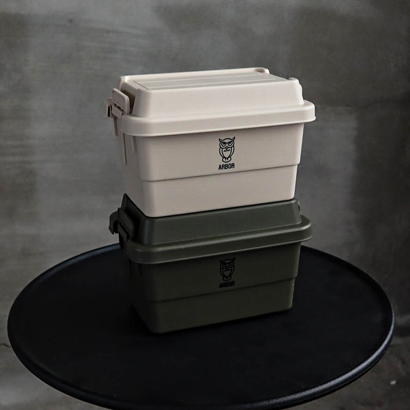 아버 아웃도어 미니 카고박스 캠핑 스태킹 수납 박스 양념통 정리함 1.1L