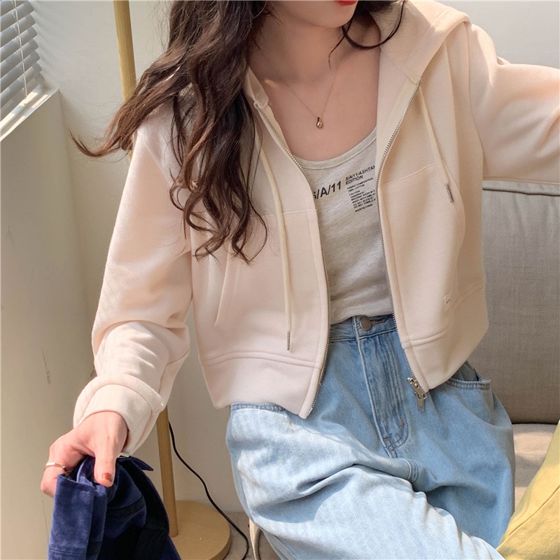 손해보기싫어서 1화 신민아 후드 집업 옐로우 손해영 캐주얼 간절기 의상 옷 패션 - 상세 이미지 3