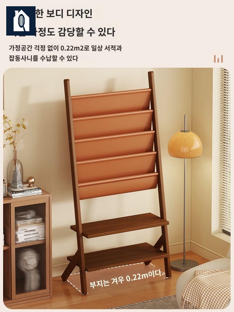 브로셔거치대 홍보물 보관 꽂이 팜플렛 진열대 사이즈 로그컬러 - 상세 이미지 2