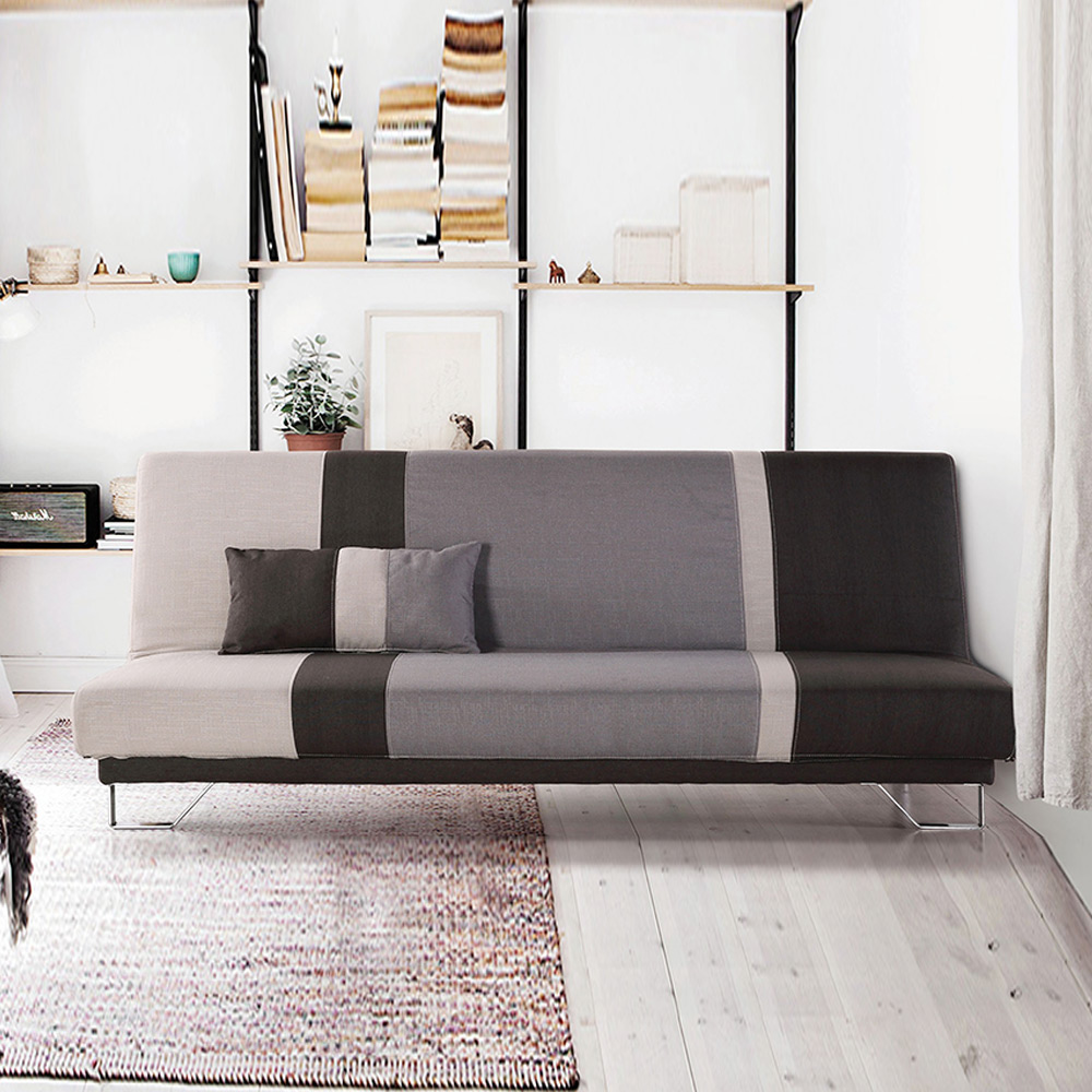 H182K PU가죽 3인 소파베드