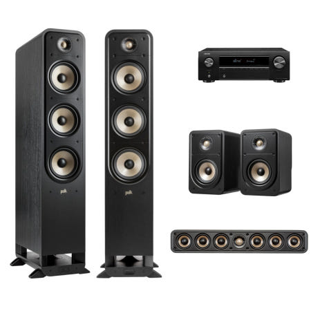 데논 데논 AVR-X250BT + 폴크오디오 ES60 5채널(15/35) 홈시어터 홈시네마