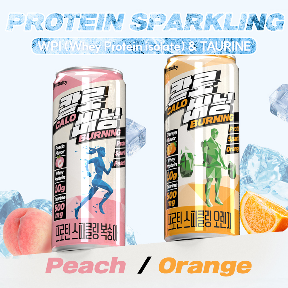 맥널티 칼로버닝 프로틴 스파클링 오렌지 250ml 24개입 - 상세 이미지 4