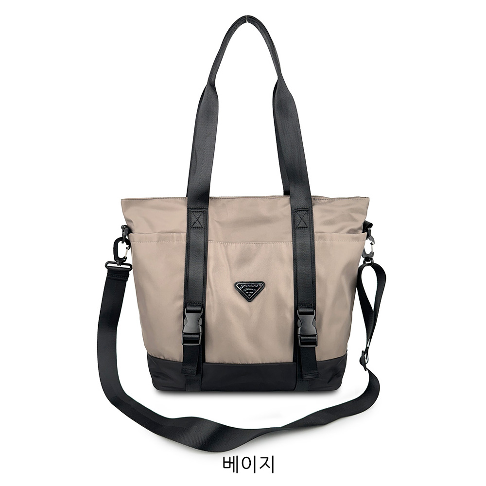 대학생 여대생 가벼운 빅사이즈 숄더백 쇼퍼백 보부상가방 큰 대형 대용량 나일론 숄더백 - 상세 이미지 4