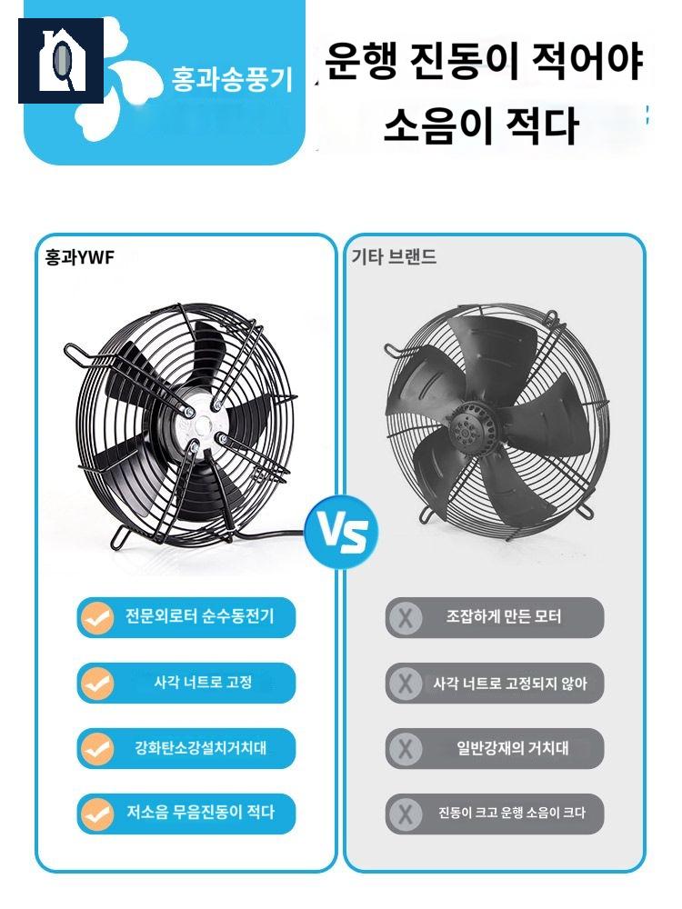 교환기 산업용 냉각팬 열 콘덴서 냉장 냉각기 쿨러 - 상세 이미지 4