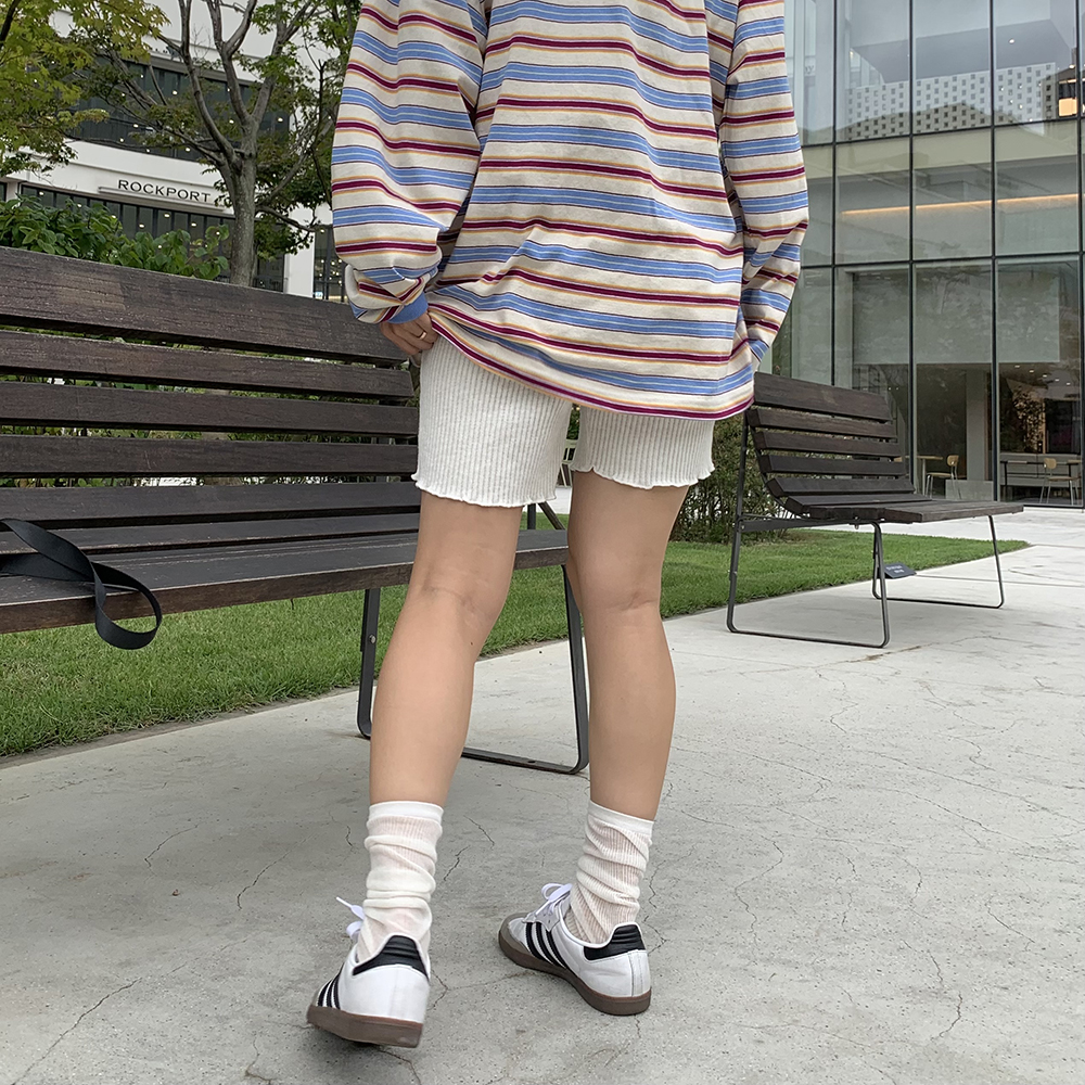 마카롱 밴딩 5부 바이커 팬츠 - 4color 상세 이미지 31