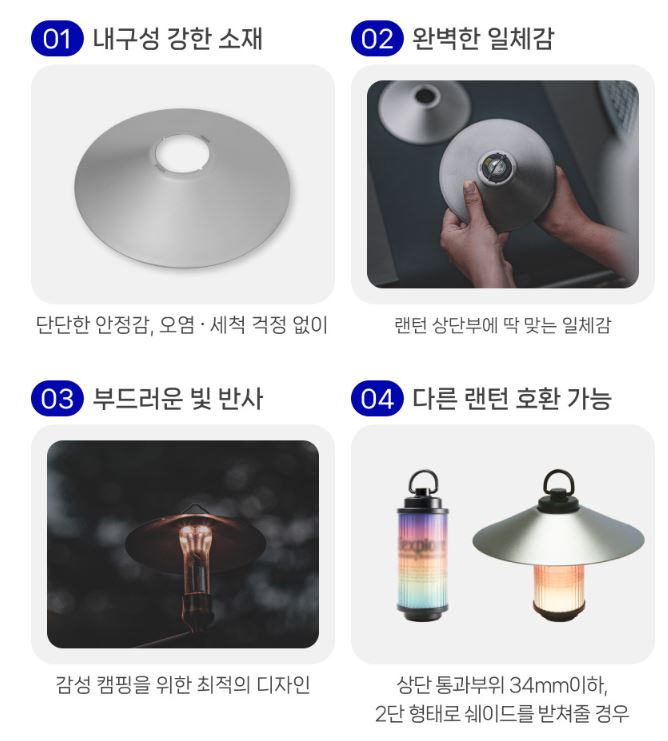 키녹스 쉐이드 커버 랜턴 갓 골제로 호환 - 상세 이미지 3