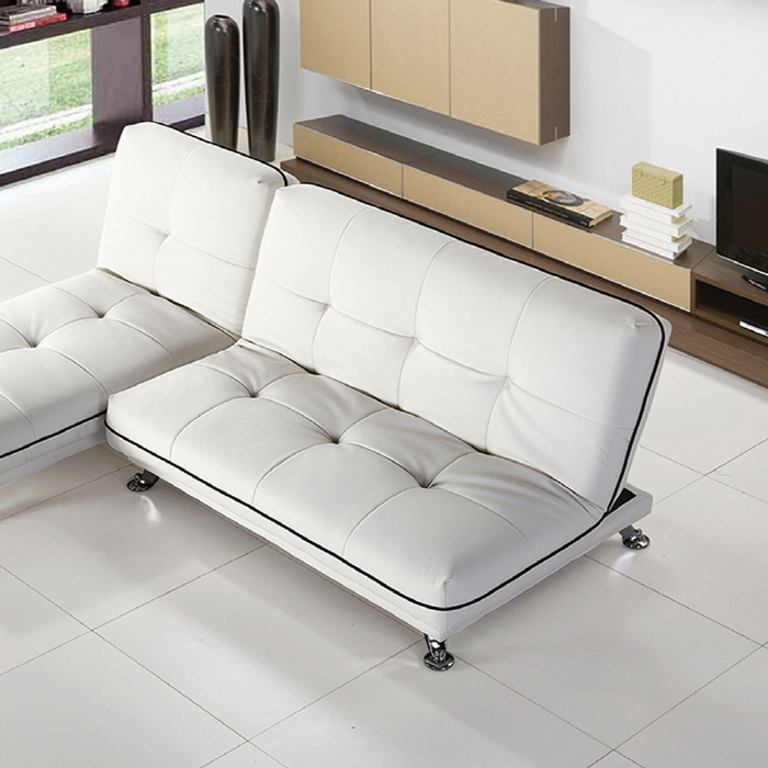 H168K PU가죽 2인 소파베드