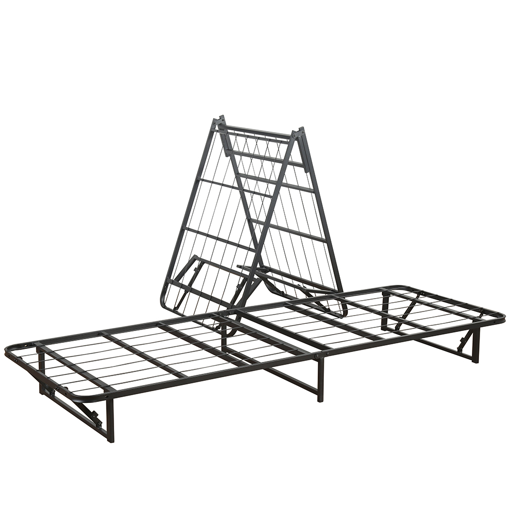 그랜레스트 무헤드 접이식 철제 침대 프레임 싱글 슈퍼싱글 퀸