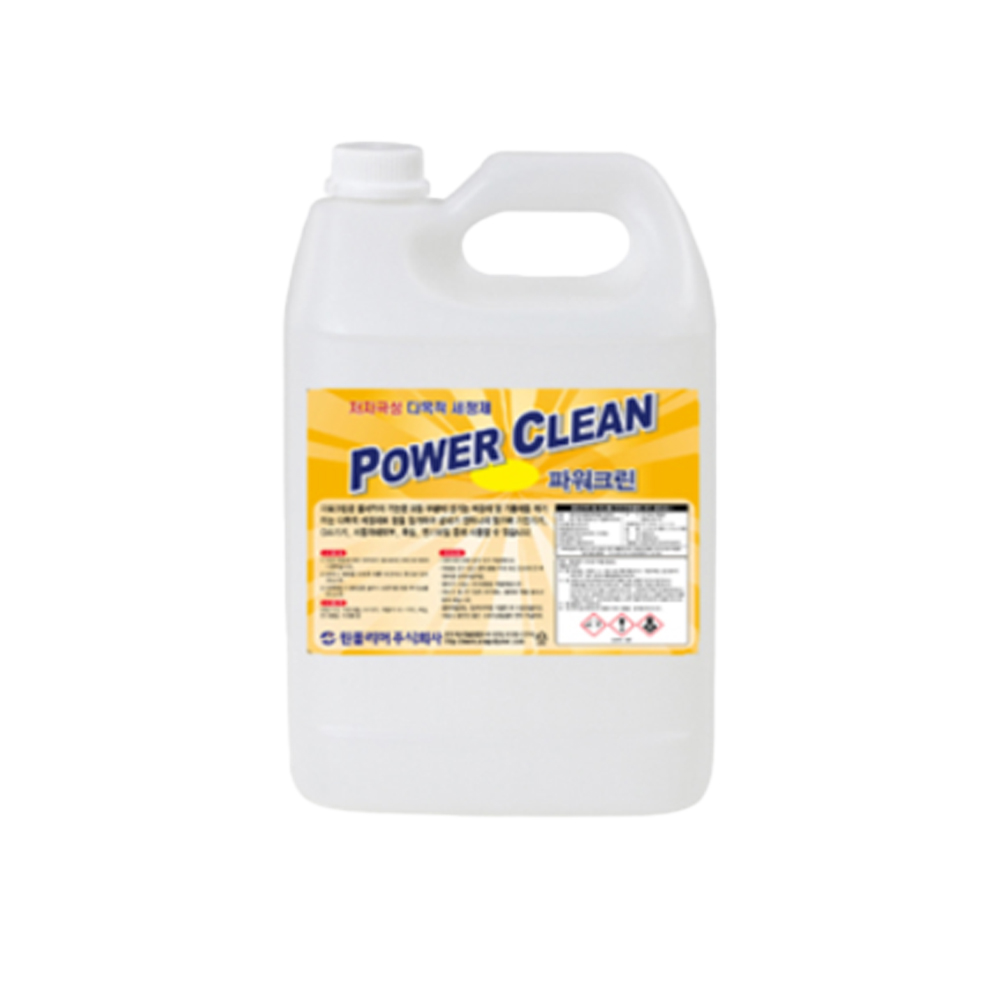 파워크린 3.75L 저자극 다목적 세정제 주방 바닥 건물 욕실 기름때 찌든때 제거 청소 : 크린글로벌