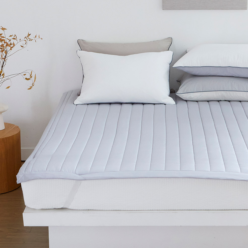 소프라움 앤 크리미 렌징 모달 워싱 누빔 고정밴딩 침대패드 슈퍼싱글 1+1