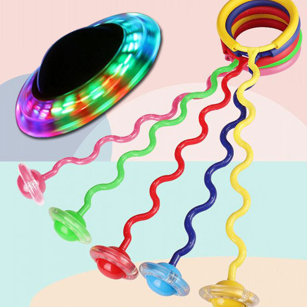 꼬불 발 줄넘기 발목 다리 노룩 LED 발로 돌리는 유산소 운동 다이어트